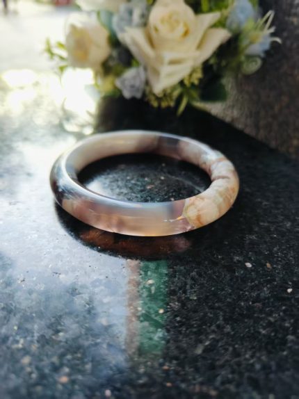 Twilight Serenity Agate Bangle